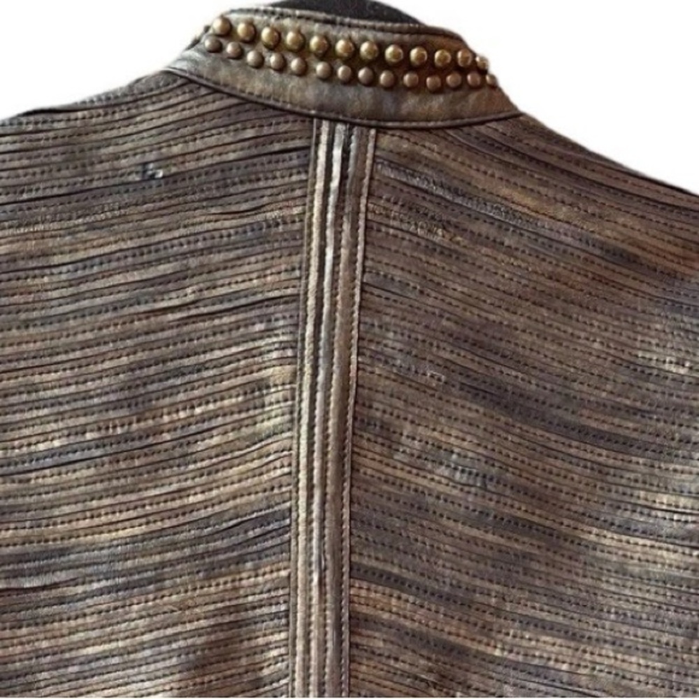 Double D Ranch Mabel heavily embellished, leather jacket NWT - Picture 9 of 16